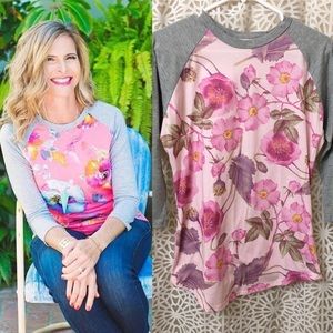 LuLaRoe Floral Randy Tee